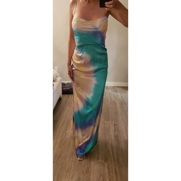 Retrofete Marlene Dress in Multi Tie Dye - Picture 17 of 17